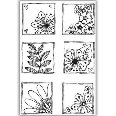 Julie Hickey Designs Clear Stamps - Floral Frames